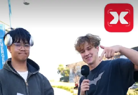 John Rusanov promoting the Gauth app that helps with homework and studying